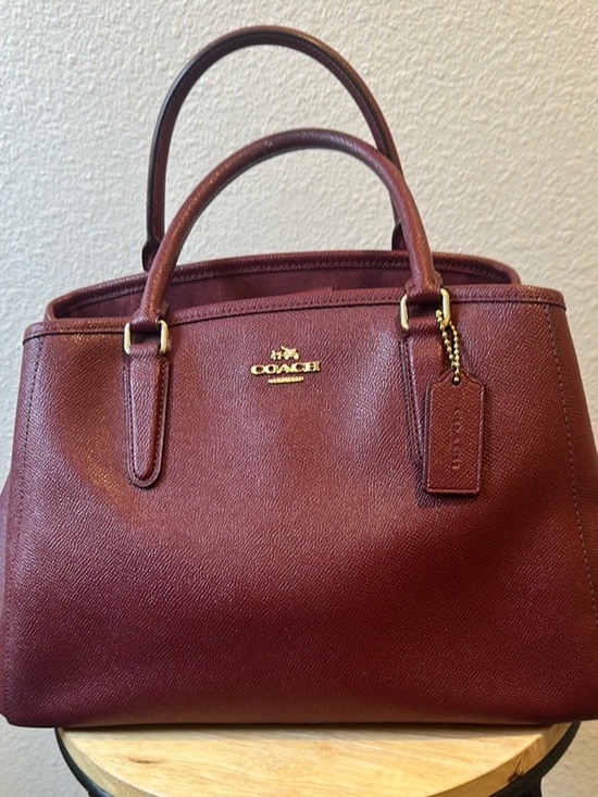Coach Handbags - COACH Small Margot Carryall Crossgrain Leather Satchel